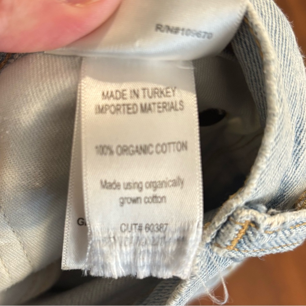 AGOLDE 100% Organic Cotton Mia Jeans in Scene - Picture 7 of 8